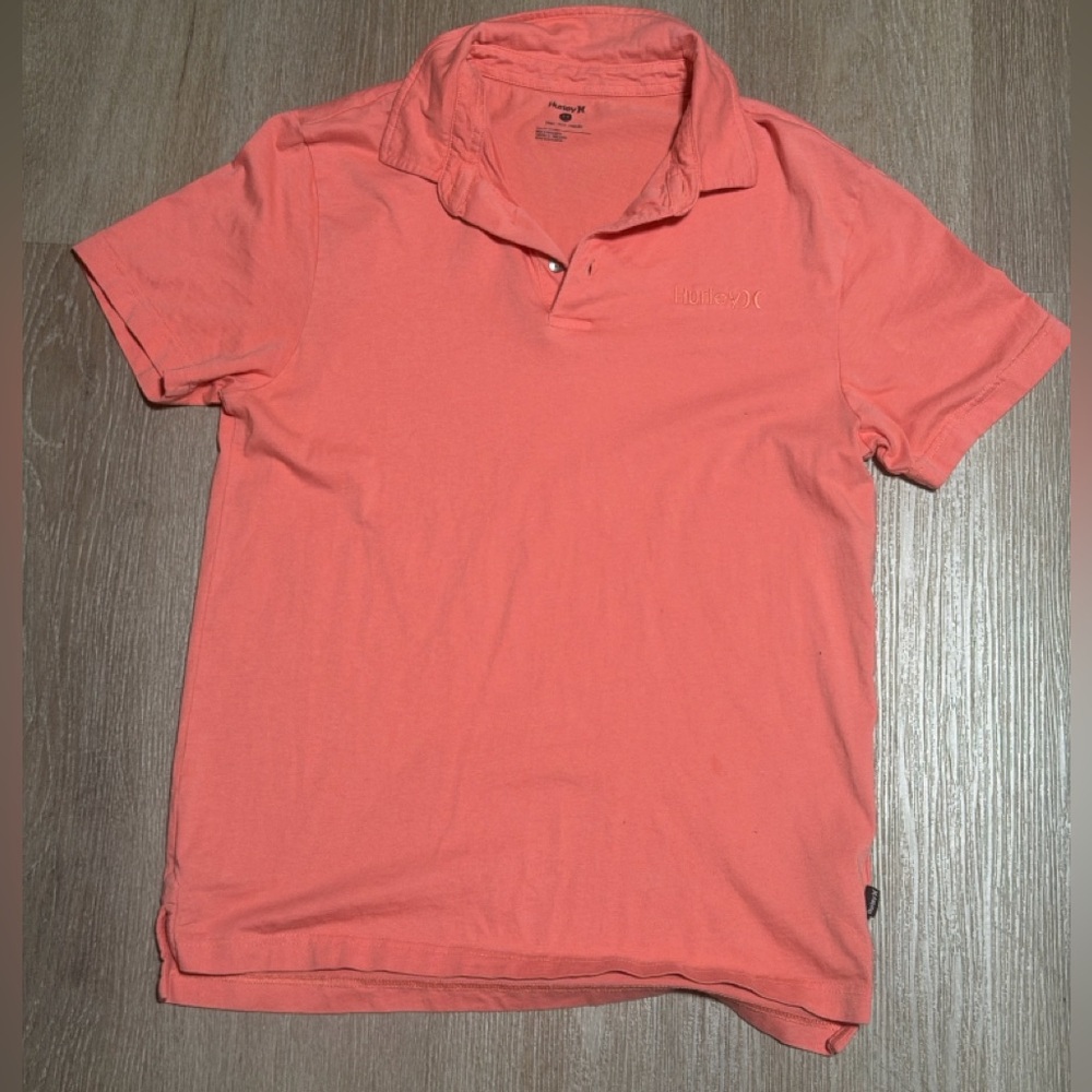 Hurley Men's Vibrant Coral Polo Shirt